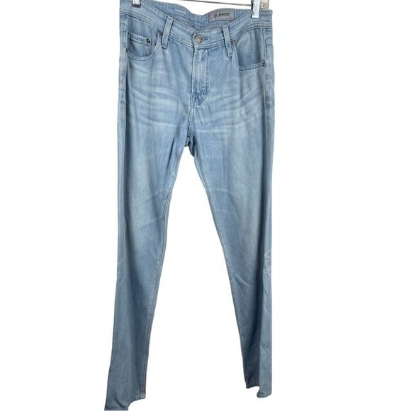 AG Adriano Goldschmied AGED Denim The Dylan Slim Skinny Distressed Jeans Size 30 - Picture 1 of 6